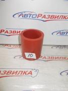 Патрубок турбокомпрессора средний для а/м КАМАЗ ЕВРО (ф50х70) 7406-1118276