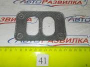 Прокладка коллектора 260-1008026 выпускного к ТКР переход с перегородкой