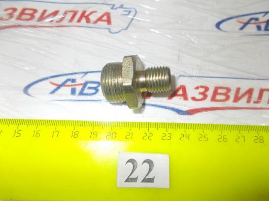 Штуцер переходной ключ 17/27  М14х1,5-М22х1,5