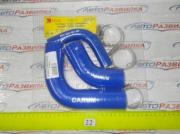 Комплект патрубков радиатора МТЗ-80/82 из 3 штук силикон 70-1303000