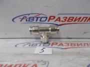 Соединитель Т-образный трубки ПВХ металл 10мм 6096