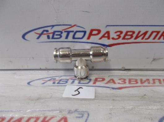 Соединитель Т-образный трубки ПВХ металл 10мм 6096