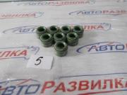 Комплект сальников клапанов для а/м КАМАЗ 740-1007268-01 силиконовые,зеленые