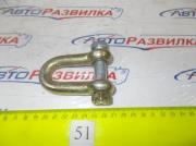 Серьга нижних растяжек навески  МТЗ + болт А61.09.002-01